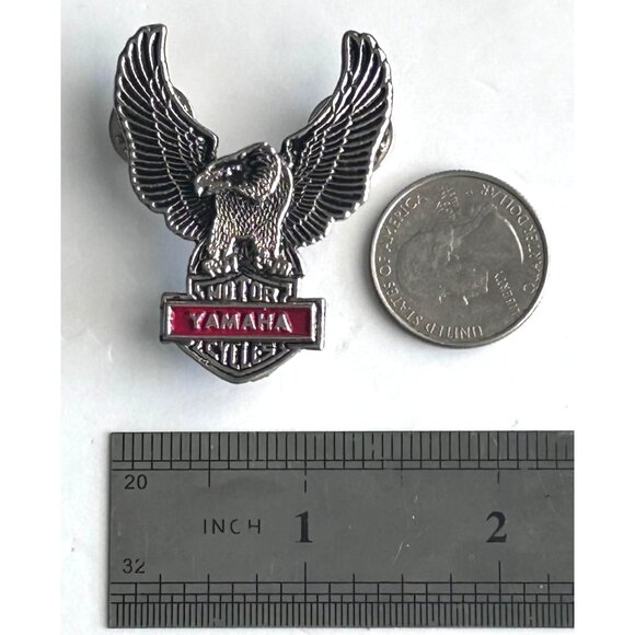 Yamaha Motorcycles Eagle Lapel Pin Motorcycles - Picture 2 of 3